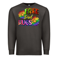 Smoke Free dad hugs Premium Sweatshirt - CowGirlArtShop