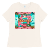 Bone teacher floral pencil tumbler Ladies Tee - BundleAndBundleShop