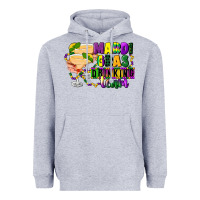 Heather Grey mardi gras drinking team margaritas Heavyweight Hoodie - CowGirlArtShop