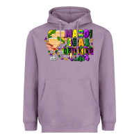 Lavender mardi gras drinking team margaritas Heavyweight Hoodie - CowGirlArtShop