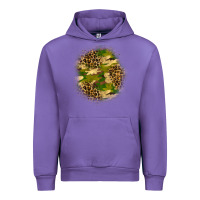 Tulip camouflage and leopard patch Urban Hoodie - BundleAndBundleShop