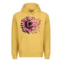 Antique Gold cancer sunflower Premium Hoodie - CowGirlArtShop
