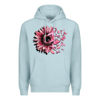 Blue Mist cancer sunflower Premium Hoodie - CowGirlArtShop