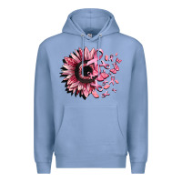 Colony Blue cancer sunflower Premium Hoodie - CowGirlArtShop