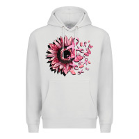 Dove Grey cancer sunflower Premium Hoodie - CowGirlArtShop