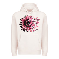 Pale Pink cancer sunflower Premium Hoodie - CowGirlArtShop