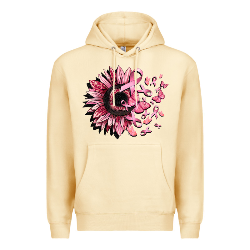 Cancer Sunflower Premium Hoodie by CowGirlArtShop | Teevron