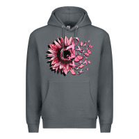 Rock cancer sunflower Premium Hoodie - CowGirlArtShop