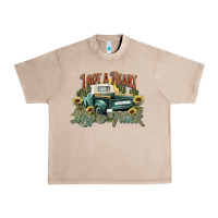 French Oak i got a heart like a truck western sunflower Urban Heavy Tee - NancyCooperArtShop