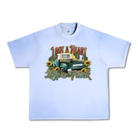 Grape Ice i got a heart like a truck western sunflower Urban Heavy Tee - NancyCooperArtShop