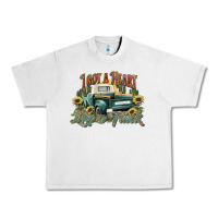 Lunar Rock i got a heart like a truck western sunflower Urban Heavy Tee - NancyCooperArtShop