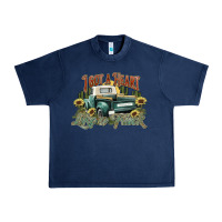 Navy i got a heart like a truck western sunflower Urban Heavy Tee - NancyCooperArtShop