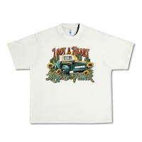 Pistachio i got a heart like a truck western sunflower Urban Heavy Tee - NancyCooperArtShop