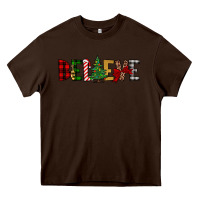 Chocolate Brown believe Heavy Core Tee - JahusDesignShop