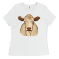 White charolais Ladies Tee - JahusDesignShop