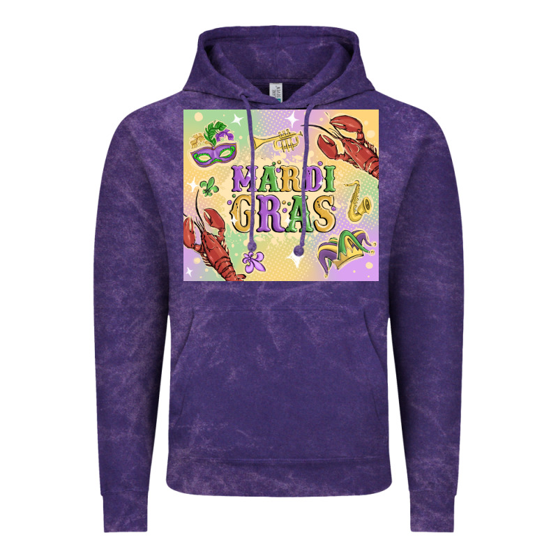 Mardi Gras Vintage Hoodie by MaliasSmallBusiness | Teevron
