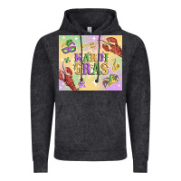 Vintage Black mardi gras Vintage Hoodie - MaliasSmallBusiness