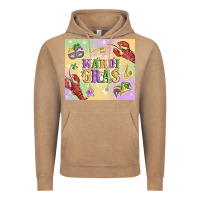 Vintage Coffee mardi gras Vintage Hoodie - MaliasSmallBusiness