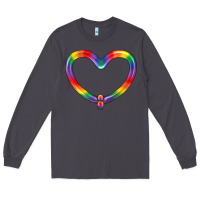 Smoke Lgbtq Heart Balloon Long Sleeve Tee - BundleAndBundleShop