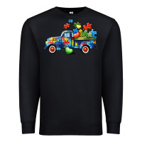 Black Autism truck Premium Sweatshirt - CowGirlArtShop