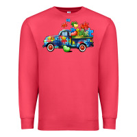 Cardinal Autism truck Premium Sweatshirt - CowGirlArtShop