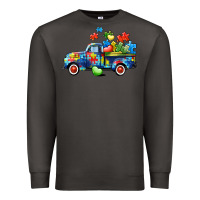 Smoke Autism truck Premium Sweatshirt - CowGirlArtShop
