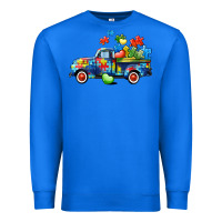 True Royal Autism truck Premium Sweatshirt - CowGirlArtShop