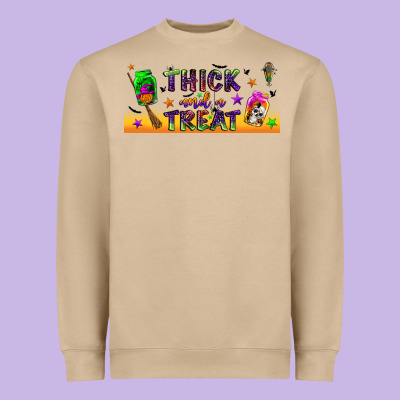 Thick And A Treat Libbey Glass Heavyweight Sweatshirt Designed By Bundleandbundleshop