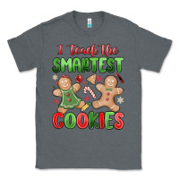 Charcoal Heather teach the smartest cookies Classic Tee - MaliasSmallBusiness