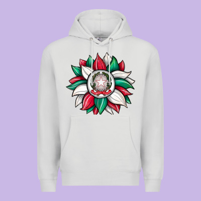 Sunflower İtalian Flag Premium Hoodie Designed By Jahusdesignshop