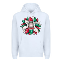 White sunflower i̇talian flag Premium Hoodie - JahusDesignShop