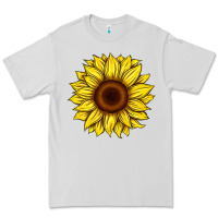 Dove Grey sunflower Premium Tee - Artiststas
