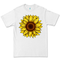 White sunflower Premium Tee - Artiststas