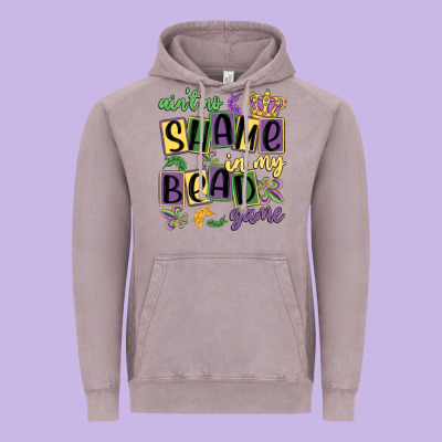 Ain't No Shame In My Bead Game Vintage Hoodie Designed By Maliassmallbusiness
