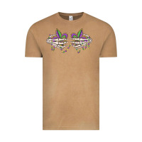 Vintage Camel skeleton hands mardi gras Vintage Tee - MaliasSmallBusiness