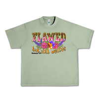 Oil Green flawed but still worthy romans 5 8 Urban Heavy Tee - NancyCooperArtShop