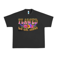 Pigment Black flawed but still worthy romans 5 8 Urban Heavy Tee - NancyCooperArtShop
