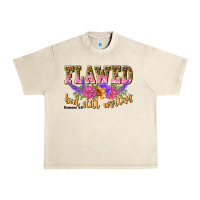 Sandshell flawed but still worthy romans 5 8 Urban Heavy Tee - NancyCooperArtShop