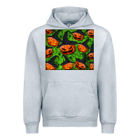 Heather Grey halloween pumpkin mouse pad Urban Hoodie - BundleAndBundleShop