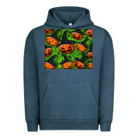 Pigment Midnight Navy halloween pumpkin mouse pad Urban Hoodie - BundleAndBundleShop