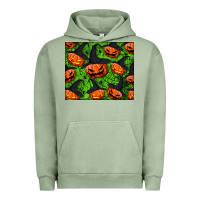Pigment Oil Green halloween pumpkin mouse pad Urban Hoodie - BundleAndBundleShop