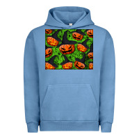 Pigment Pebble Blue halloween pumpkin mouse pad Urban Hoodie - BundleAndBundleShop