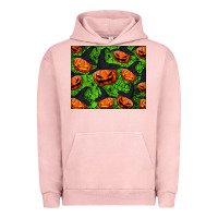 Pigment Salmon halloween pumpkin mouse pad Urban Hoodie - BundleAndBundleShop