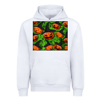White halloween pumpkin mouse pad Urban Hoodie - BundleAndBundleShop