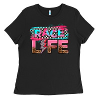 Black race life Ladies Tee - AdoDesignShop