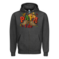 Charcoal Heather Papa cito Zipper Hoodie - NancyCooperArtShop