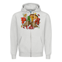Dove Grey Papa cito Zipper Hoodie - NancyCooperArtShop