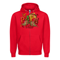 Red Papa cito Zipper Hoodie - NancyCooperArtShop