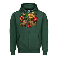 Sports Green Papa cito Zipper Hoodie - NancyCooperArtShop