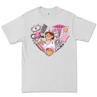 Dove Grey nurse and nurse element heart Premium Tee - AdoDesignShop